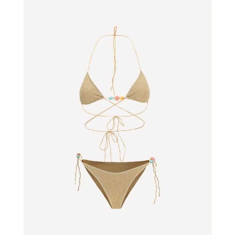 OSÉREE Lumière Beads Bikini Female L
