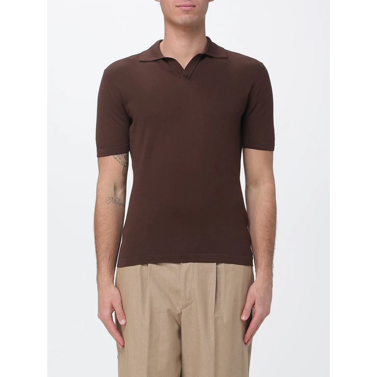 Polo Shirt Men color Brown (203C.A0100986)