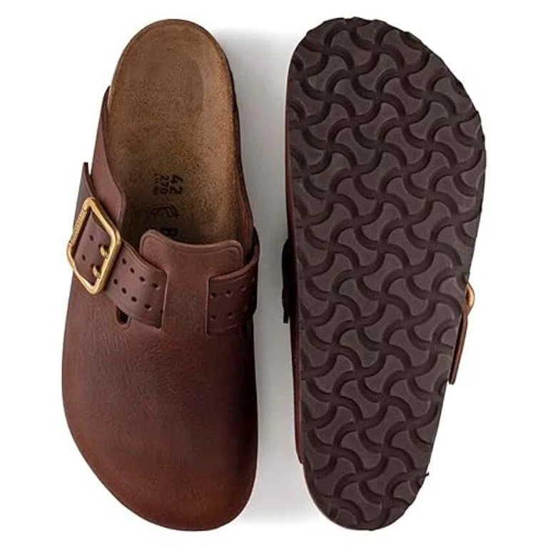 Unisex Boston Bold Gap Natural Leather Roast
