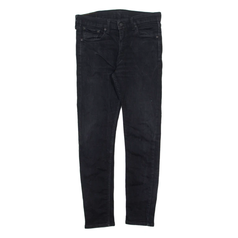 LEVI'S 519 Hi-Ball Mens Jeans Black Slim Skinny W33 L28