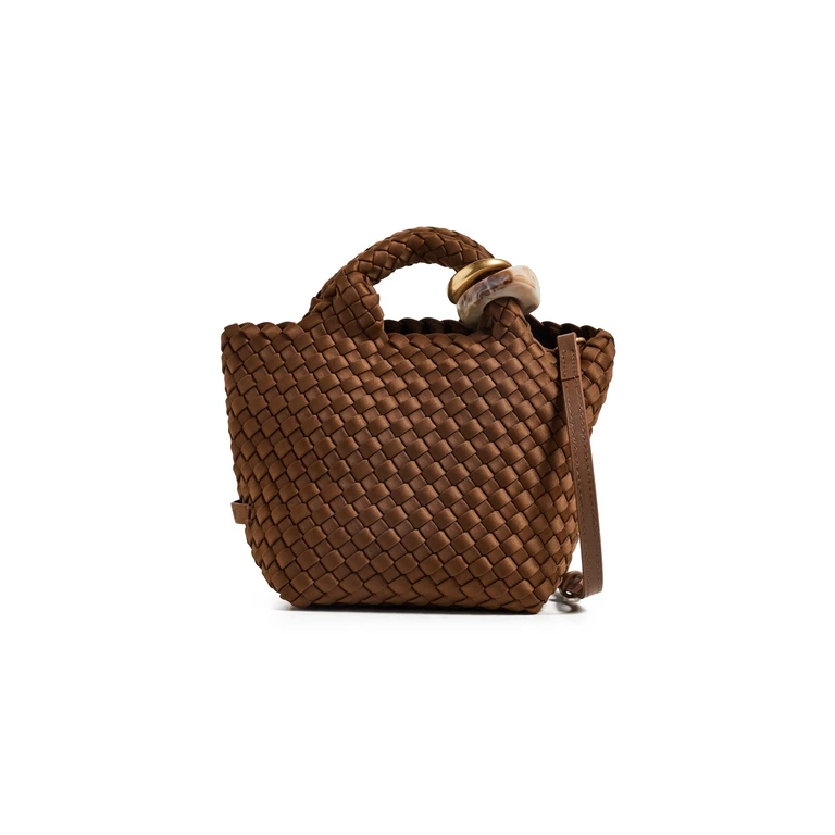 NAGHEDI St Barths Petit Tote Teak (Beads) One Size
