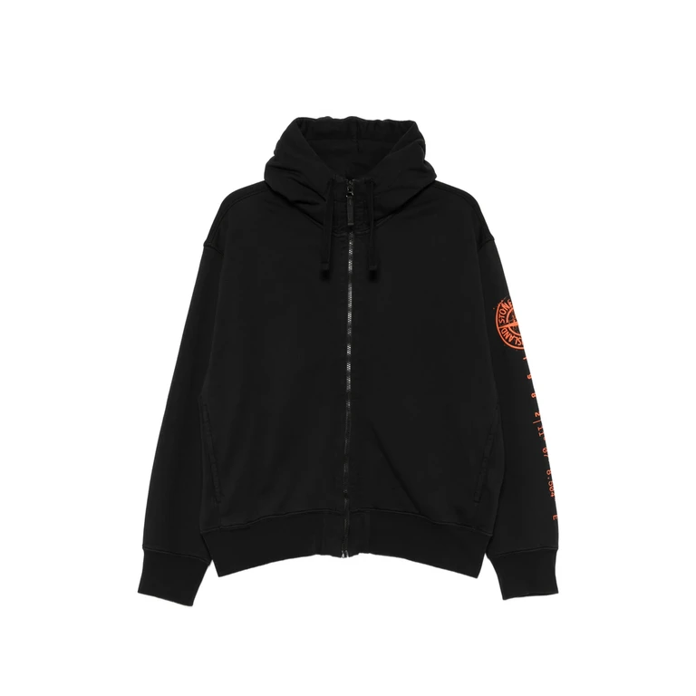 Logo-print Zip-up Hoodie