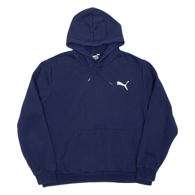 PUMA Womens Blue Hoodie XL