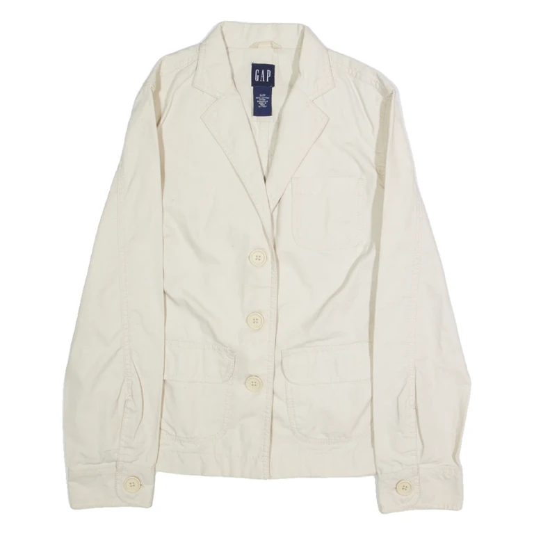 GAP Womens Blazer Jacket Beige S