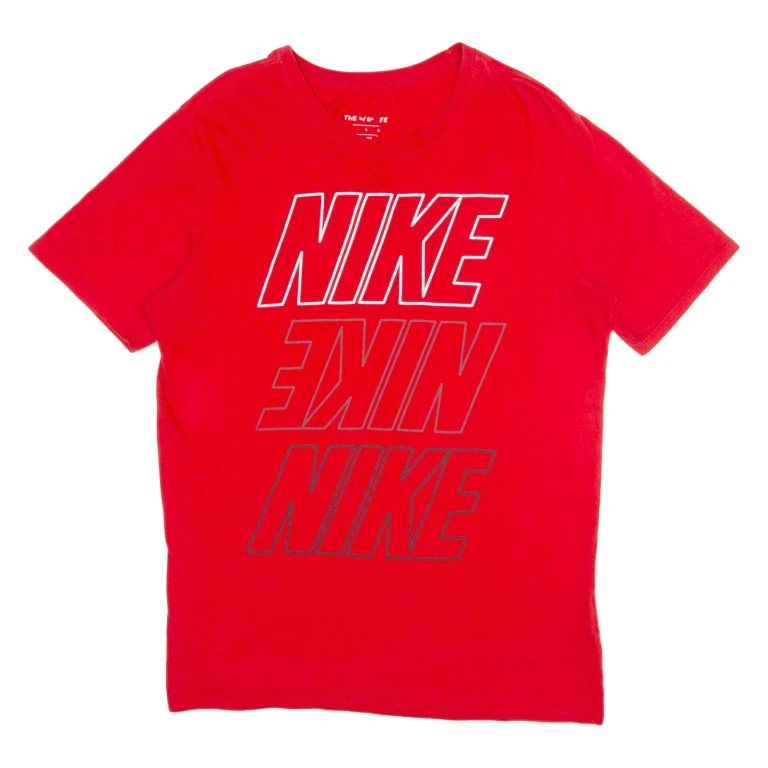 NIKE Mens T-Shirt Red M (NN2-041024-4728)