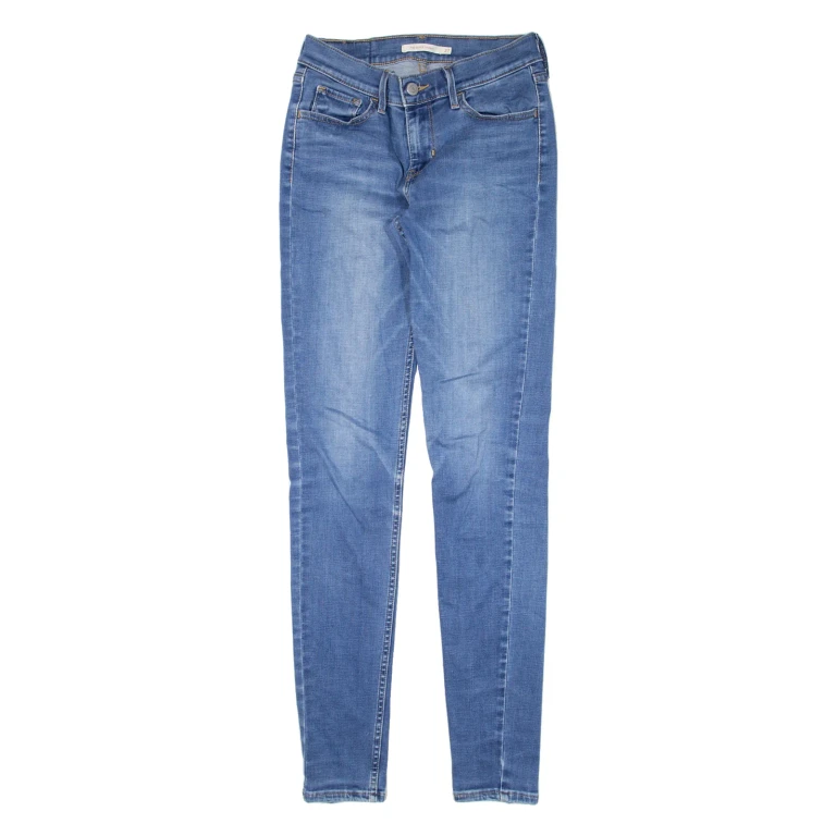 LEVI'S 710 Womens Jeans Blue Slim Skinny W24 L32