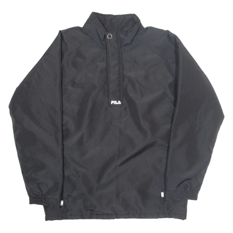 FILA Mens Pullover Jacket Black L