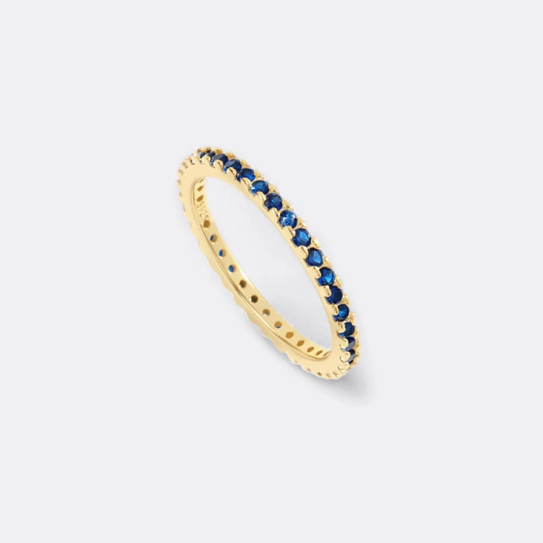 December Birthstone Eternity Stacking Ring
