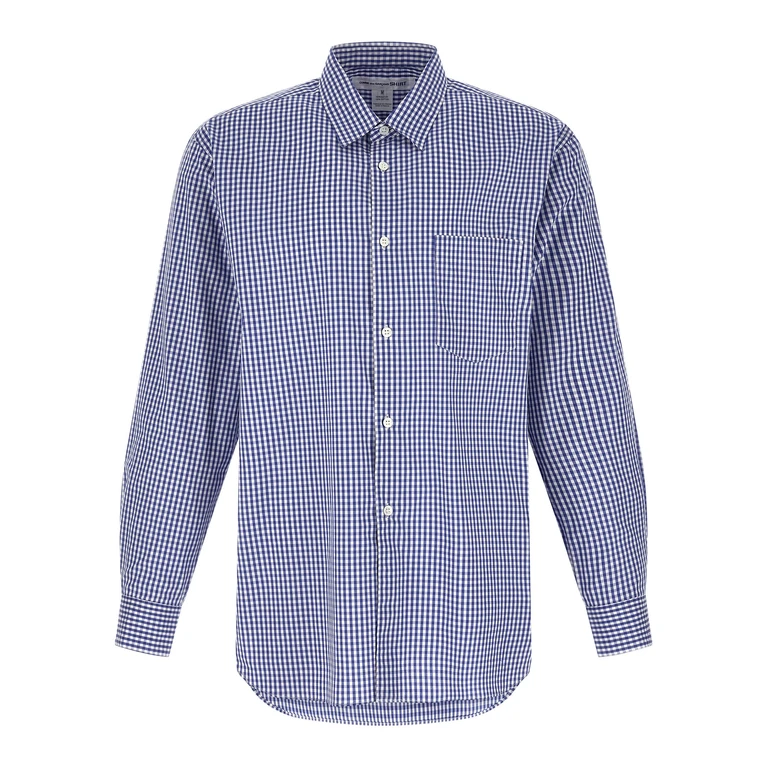 Comme des Garçons Blue Cotton Blouse - Men