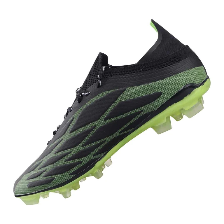 Provo FG Adult Soccer Cleats for Men & Women Black Lime Firm Ground Soccer Shoes