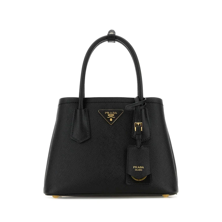 Prada Zwarte leren handtas