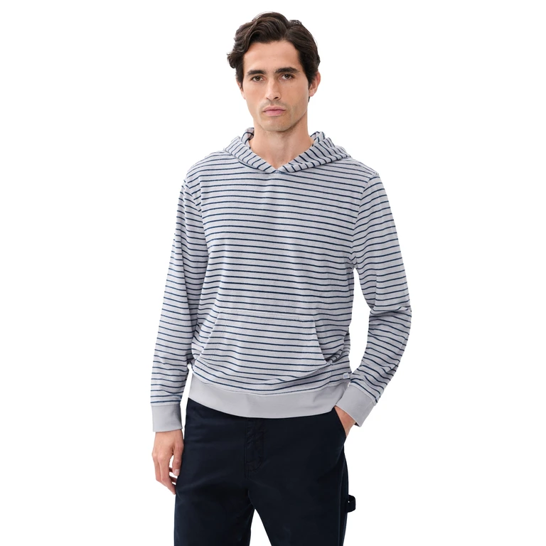 Fair Harbor Fair Harbor x Foot Joy Ravello Terry Hoodie Nautical Stripe S