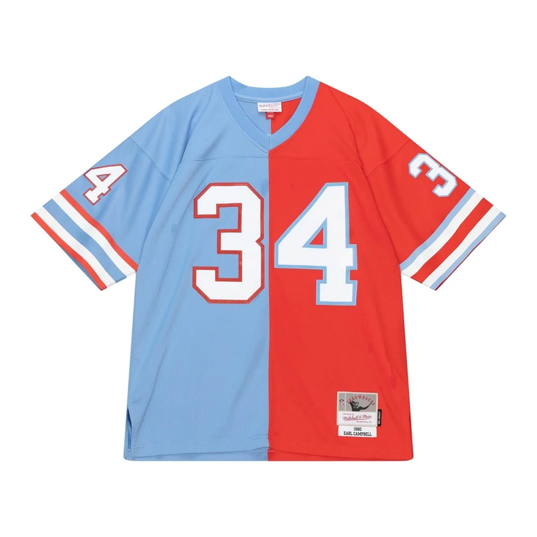 NFL Split Legacy Jersey Houston Oilers 1980 Earl Campbell Jerseys
