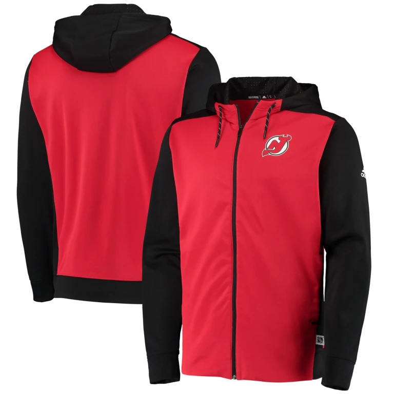 Men's NHL New Jersey Devils Full Zip Hoodie