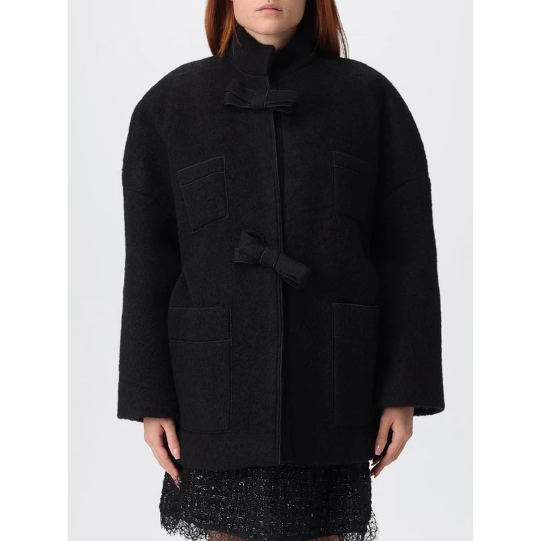 GIAMBATTISTA VALLI Coat Woman color Black (25FWPVFP8004-08BIS9999)