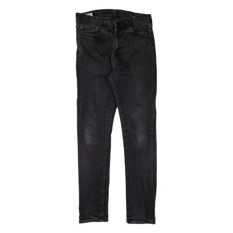 LEVI'S 510 BIG E Jeans Mens Black Slim Skinny W30 L29