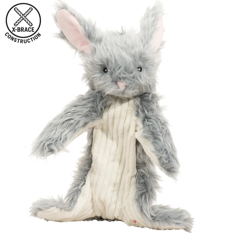 Birch Bunny X-Brace Plush Dog Toy