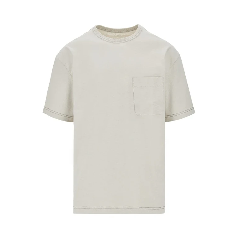 T-shirt boxy LEMAIRE avec poche poitrine