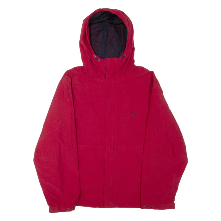 NAUTICA Mens Jacket Red Hooded L