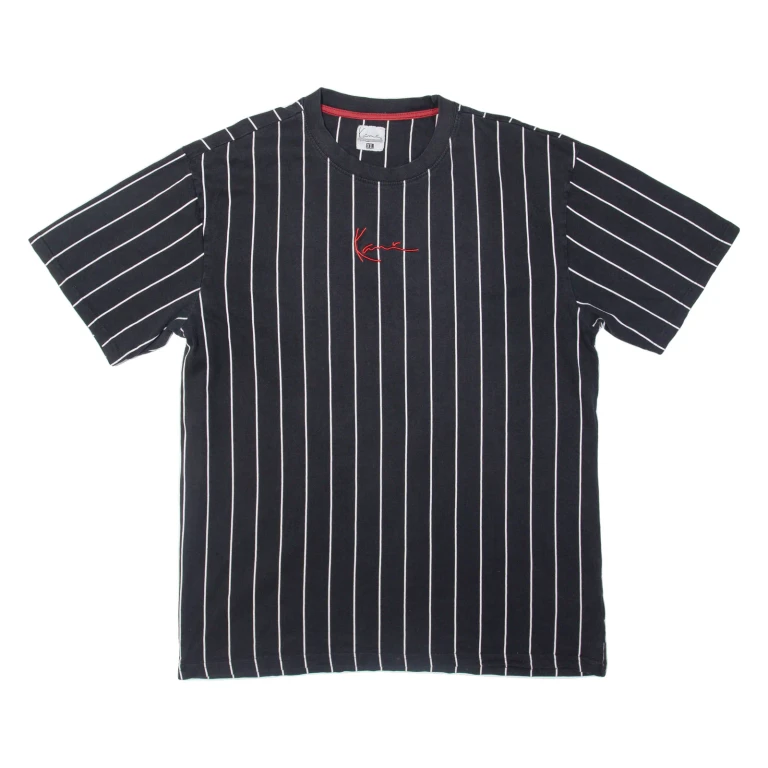 KARL KANI Striped Mens T-Shirt Black XL