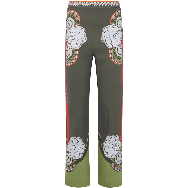 La DoubleJ Pantalons Décontractés - Vert (TRO0054VIS011AMB03GR02)