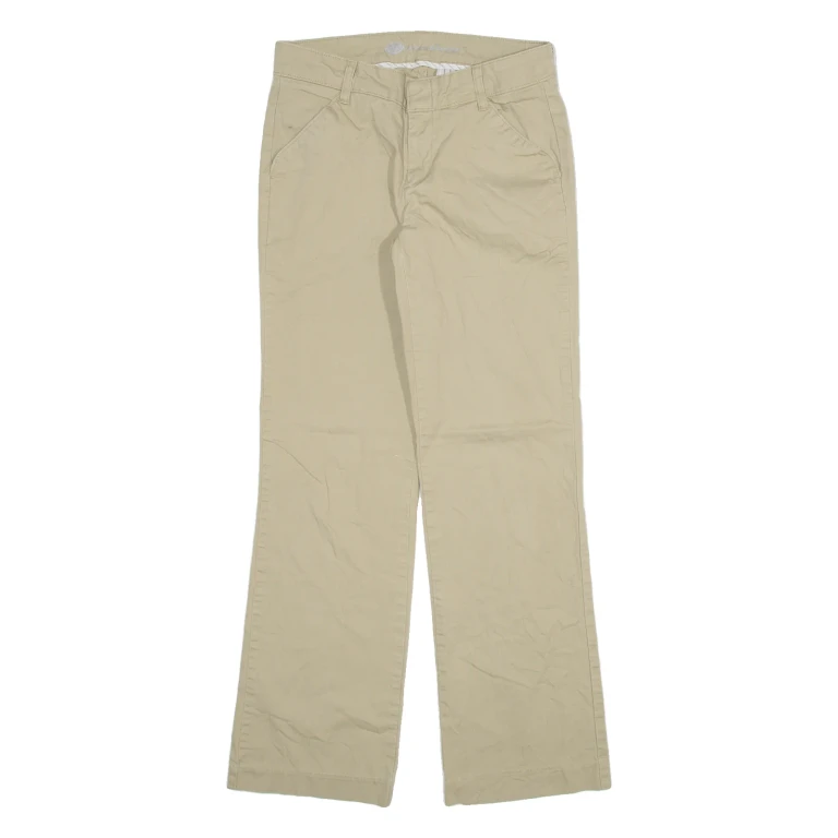 DICKIES Womens Trousers Beige Relaxed Straight W29 L30