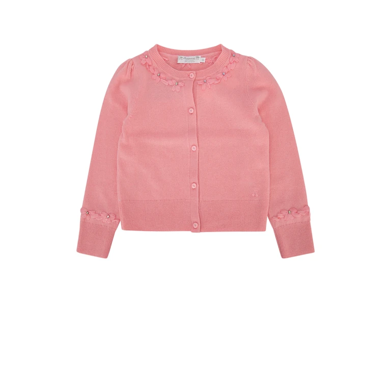 Bonpoint Cardigan Liora Rose Bonbon Cachemire Maglieria
