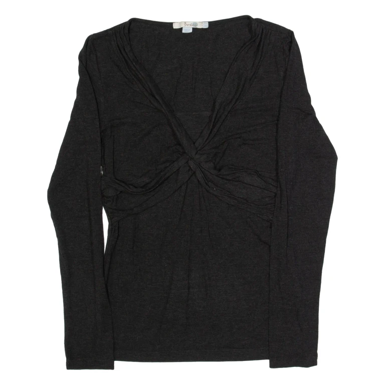 BODEN Womens Top Grey Long Sleeve UK 8