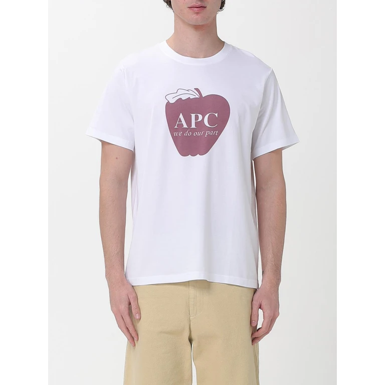 A. P.C. T-Shirt Men color White (COHBMH26567AAB)