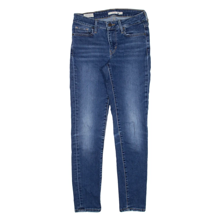 LEVI'S 711 Womens Jeans Blue Slim Skinny W26 L28