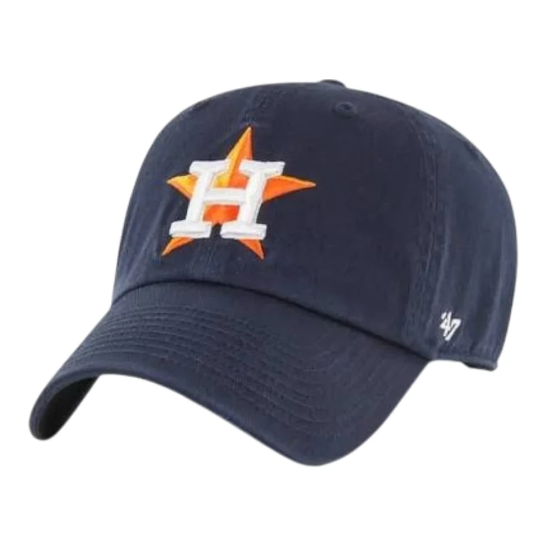 Clean Up Houston Astros Strapback Hat - Navy Adjustable Cap