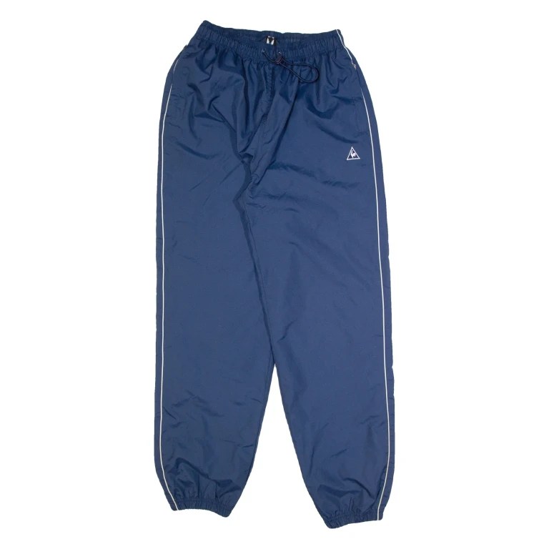 LE COQ SPORTIF Lined Womens Track Pants Blue Tapered M W26 L31