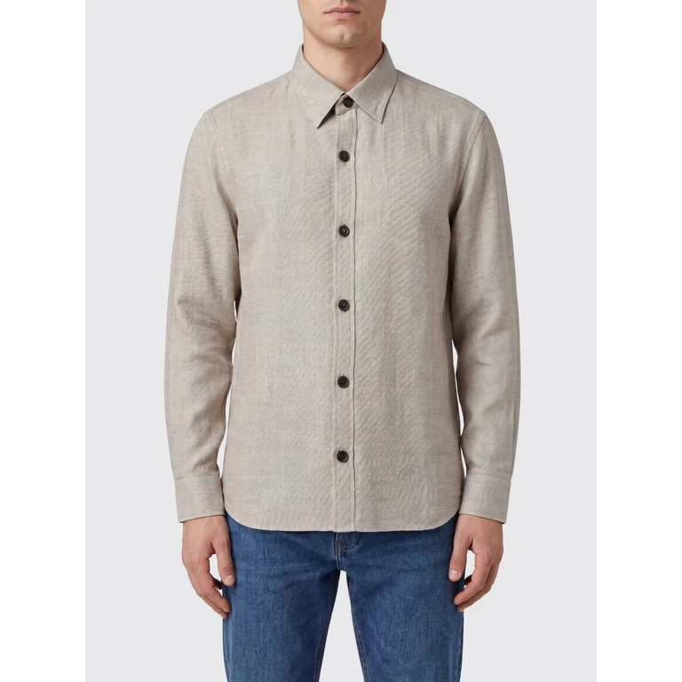 Shirt Jacket in Cashmere and Linen Blend (UHV75A3SOT52N92G054)