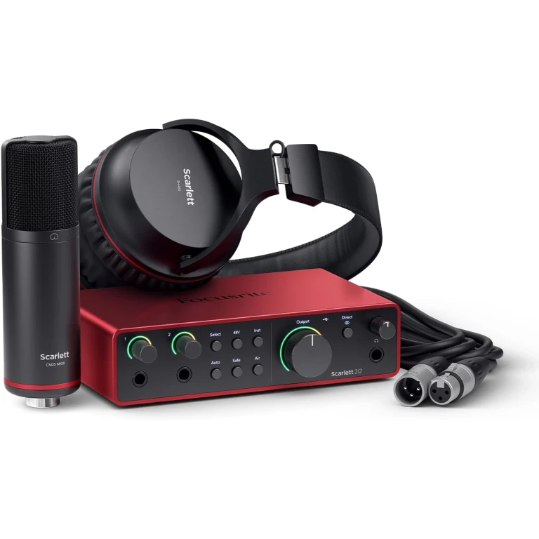 Scarlett 2i2 Studio USB-C Audio Interface with Microphone and Headphones (4th Gen)