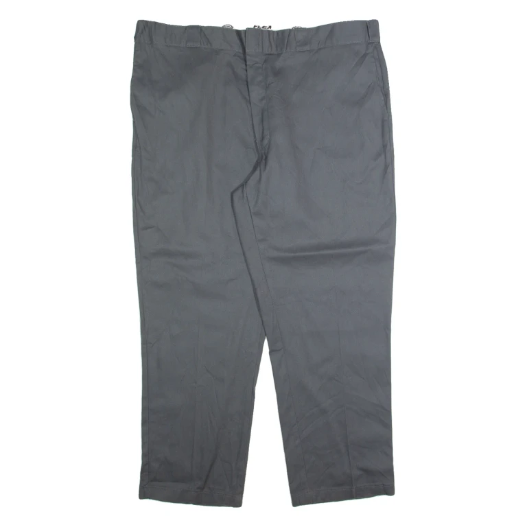 DICKIES Chino Mens Trousers Grey Regular Straight W44 L30