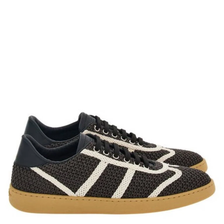Dillon Woven Knit Low-Top Sneakers, Size 9