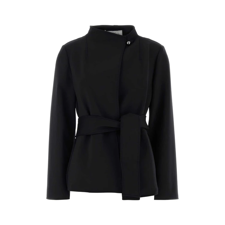 Max Mara 2611911028600 004 Nero Exterior: Nylon Elastane Giacche E Gilet