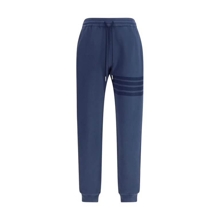 Thom Browne Blue Cotton Casual Pants - Men