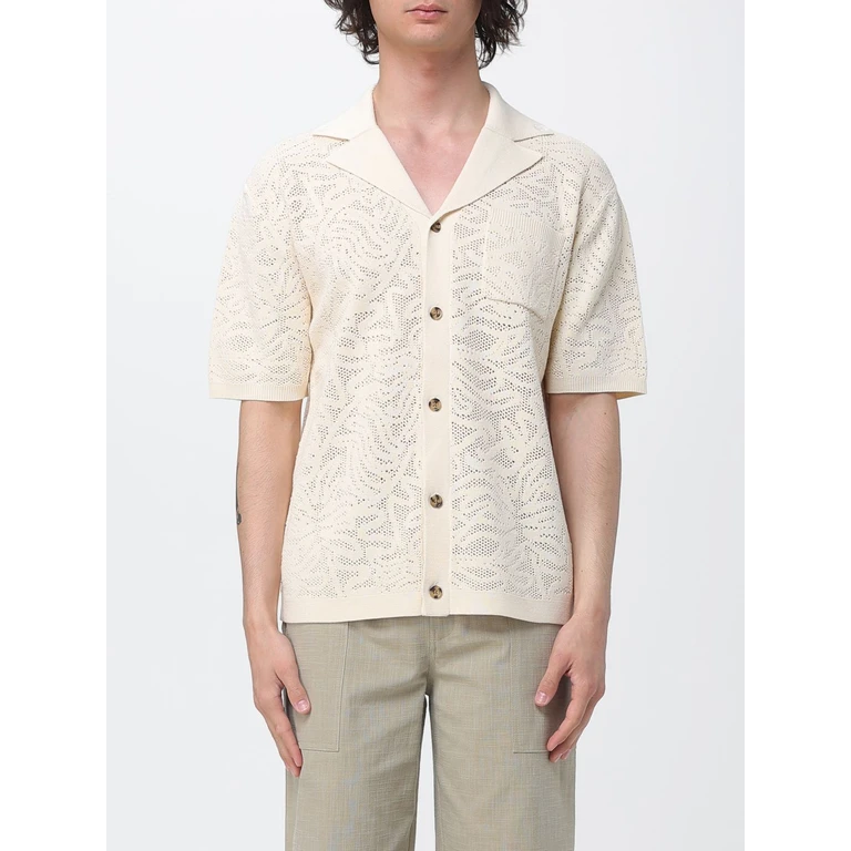 DRÔLE DE MONSIEUR Shirt Men color Beige (KCA174CO293OW)