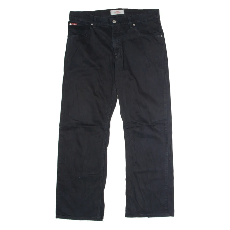 LEE COOPER Mens Trousers Black Regular Straight W36 L30