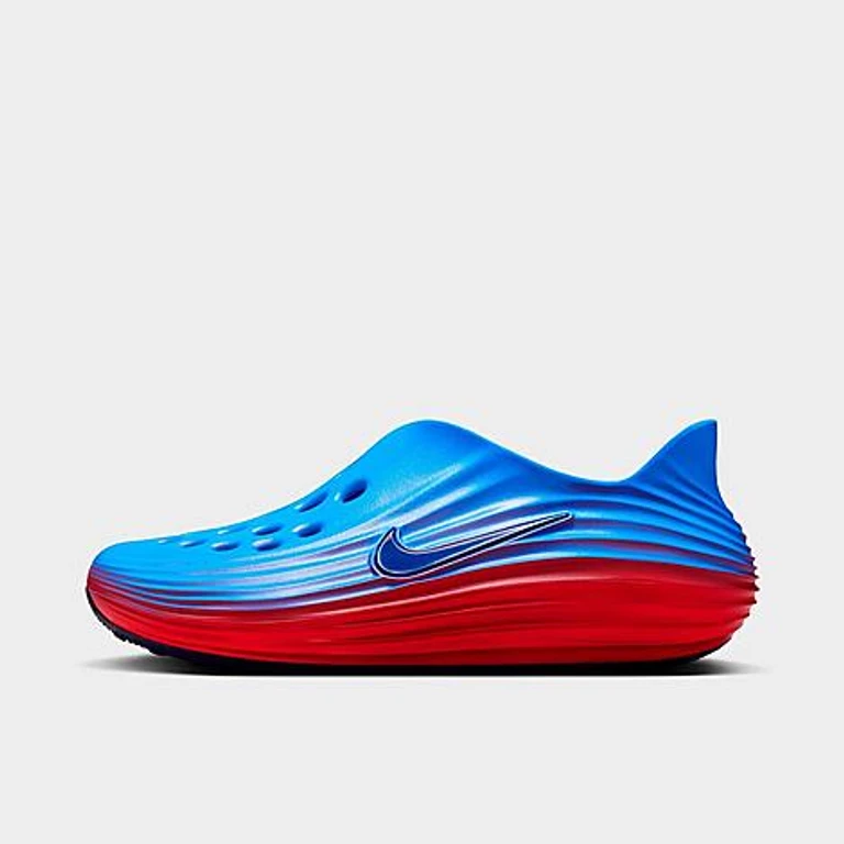 Nike Women's ReactX Rejuven8 Casual Shoes in Action Red/Light Photo Blue/Midnight Navy Size: 5.0