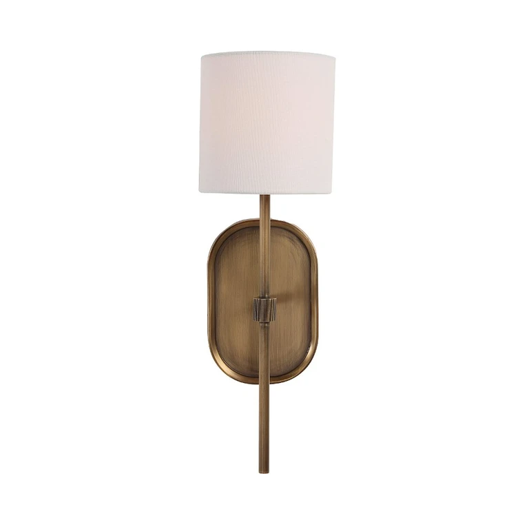Peonia Antique Brass Wall Sconce