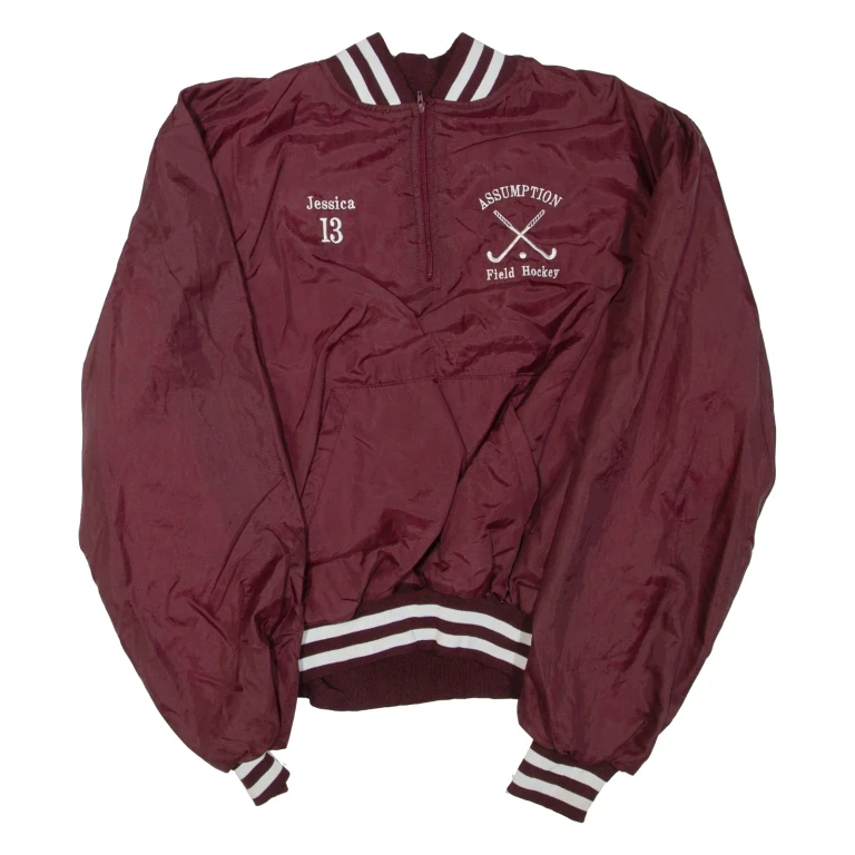 HOLLOWAY Hockey Womens Pullover Jacket Maroon XL