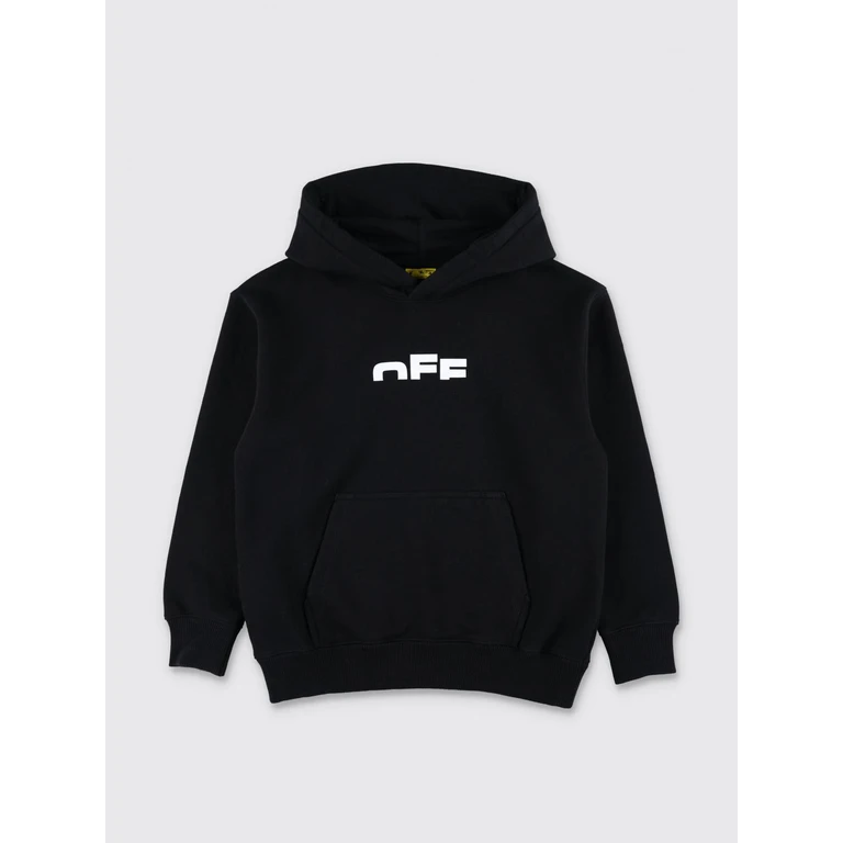 OFF-WHITE KIDS Sweater Kids color Black (OBBB001F25FLE0011001)