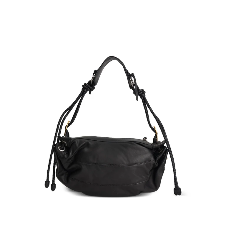 Isabel Marant Medium Maia Braided-strap Knotted Leather Shoulder Bag