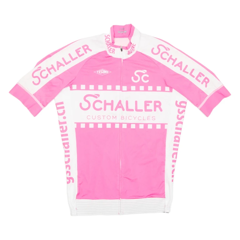 Cycling Womens Jersey Pink Full Zip S