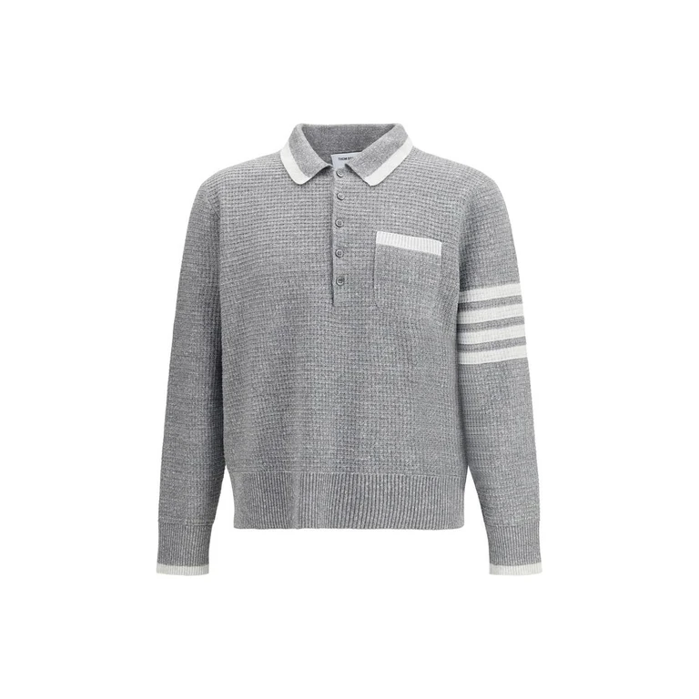 Thom Browne Gray Linen Dress Shirt - Men