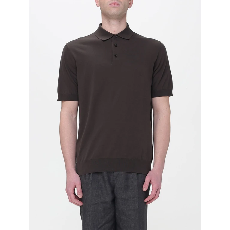 Polo Shirt Men color Brown (A007F1002345)