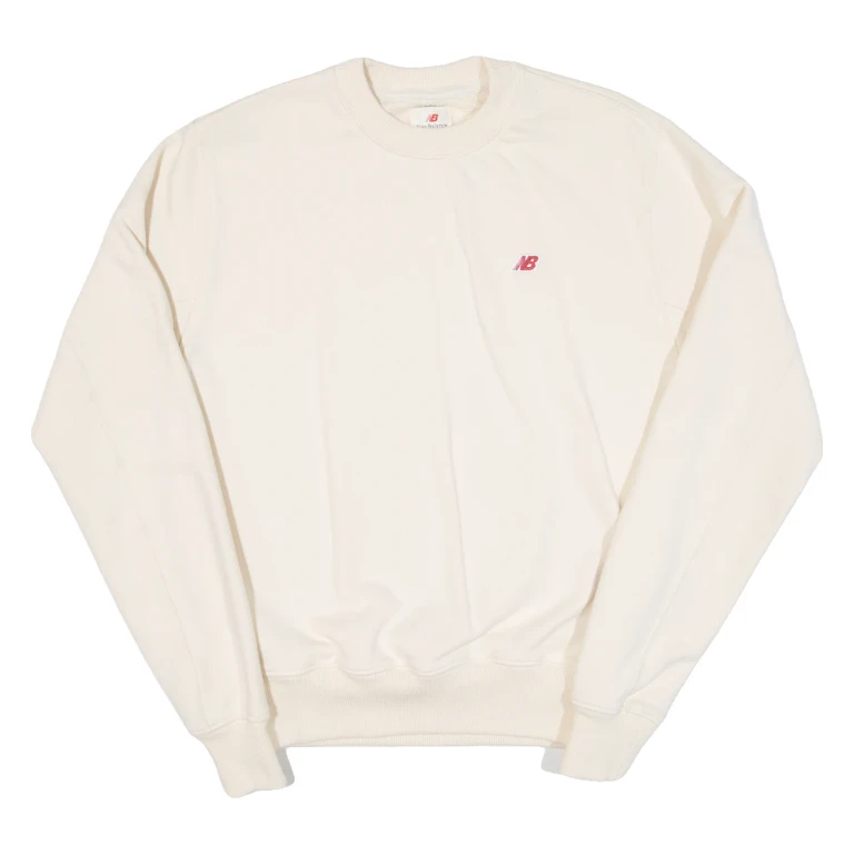 NEW BALANCE Womens Sweatshirt Beige XS
