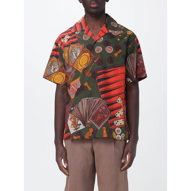 DRÔLE DE MONSIEUR Shirt Men color Multicolor (KSH228CO275MC)